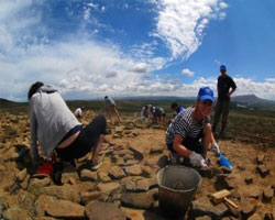 Экспедиция волонтеров и археологов на место строительства ж/д линии «Кызыл-Курагино»
